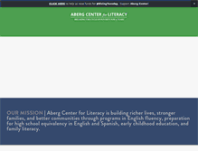 Tablet Screenshot of abergcenter.org